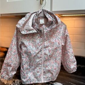 H&M Pink Floral Kids Raincoat